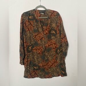 Carole Little Multicolor Paisley Blouse (6)